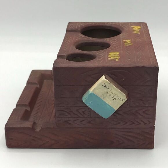 Ceramic Outhouse Commode Ashtray Rumpus Room Original by St Pierre & Patterson - Picture 12 of 16